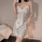 Beautiful Hot and Soft Stuff Silk Lace Nightwear For Women