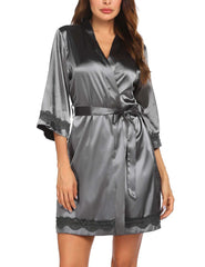 Women Silk Nighty Free Size Soft Silky Comfortable Sleepwear