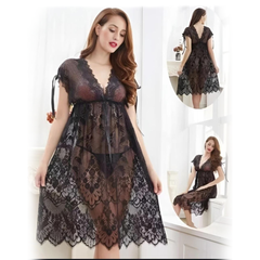 Hot and Comfortable Full Net Nighty with Panty and Upper