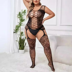 Plus Size Lingerie Fishnet Bodystockings For Women