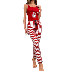 High Quality Cozy Pajama Set Long Nightwear Two-Piece Lounge wear