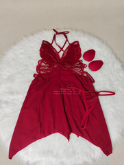 Dream butterfly Silk & Polyster Women's Dress, Best Gift Ever Nightdress